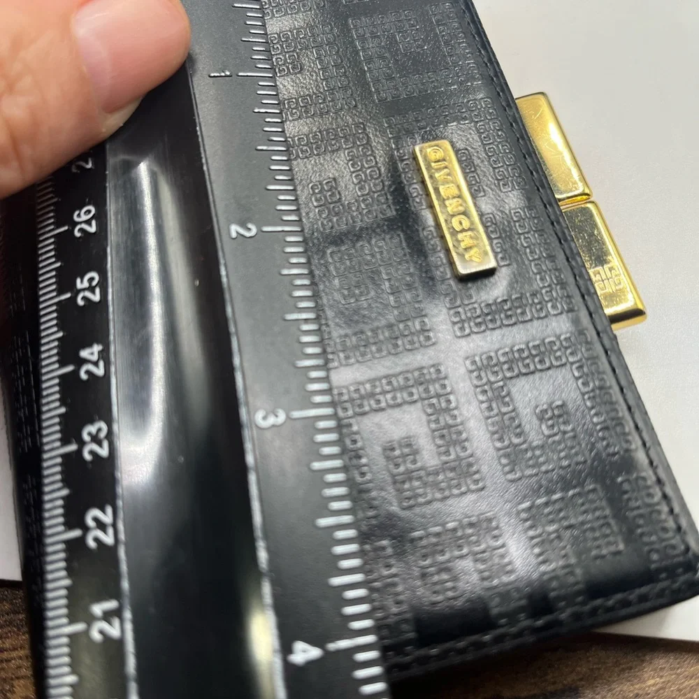 Givenchy Black and Gold Geometric Clutch - Picture 5 of 8